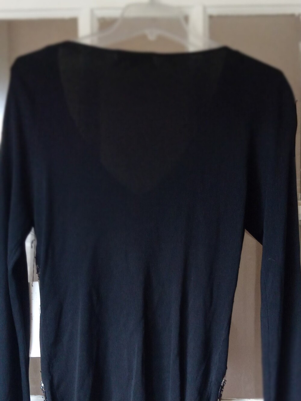 Pierri New York Black Ribbed Top Nwt - Picture 2 of 9